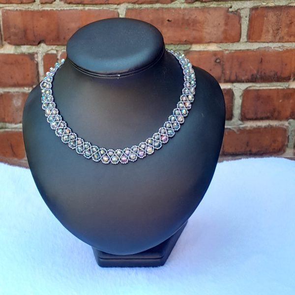 Purple woven  Necklace - Image 2