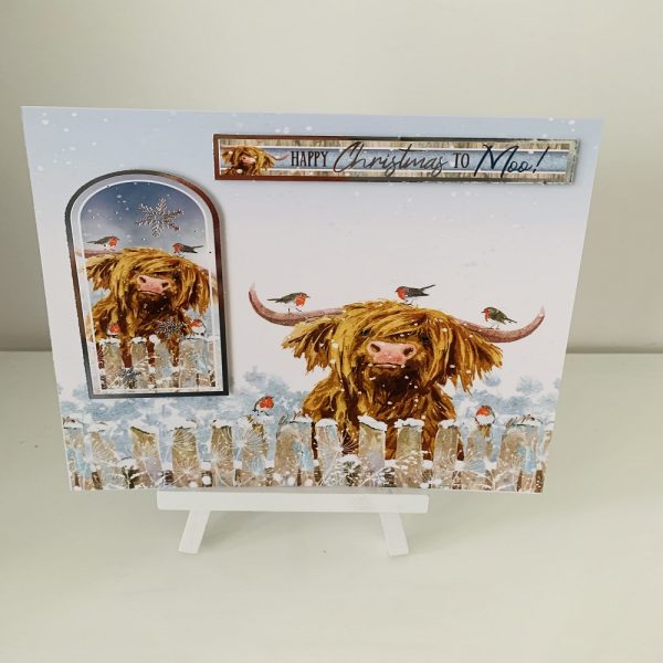 Set of 3 Highland Cow Christmas Greeting Cards - Image 6