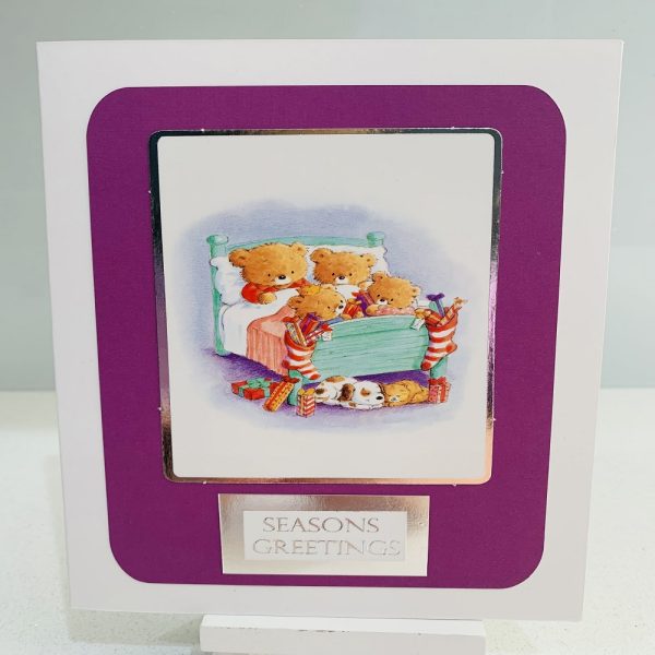Handmade Set of 4 Christmas Greeting Cards - Image 4