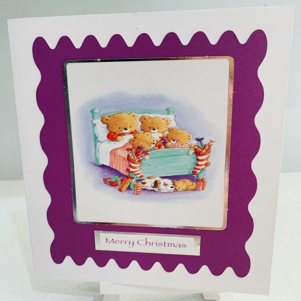 Handmade Set of 4 Christmas Greeting Cards - Image 3