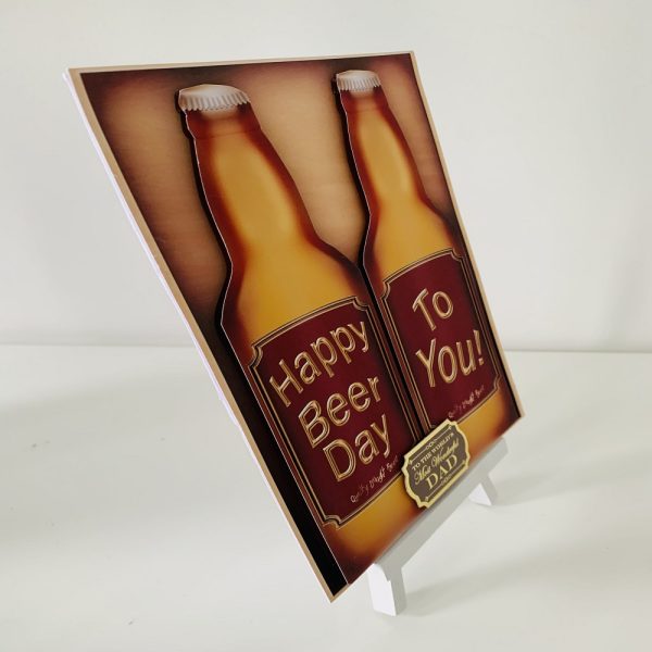 Handmade Happy Beer Day Greeting Card - Image 2
