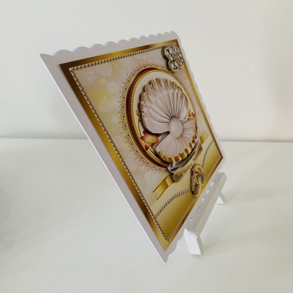 Handmade Pearl Wedding Anniversary | 30th Wedding Anniversary Greeting Card - Image 2