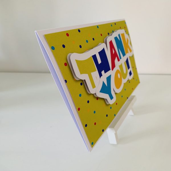 Handmade Thank You Greeting Card - Image 2