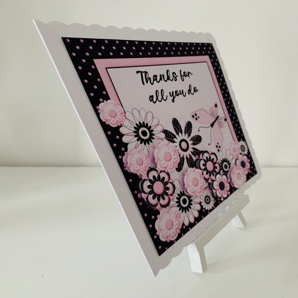 Handmade "Thanks for all you do" Greeting Card - Image 2