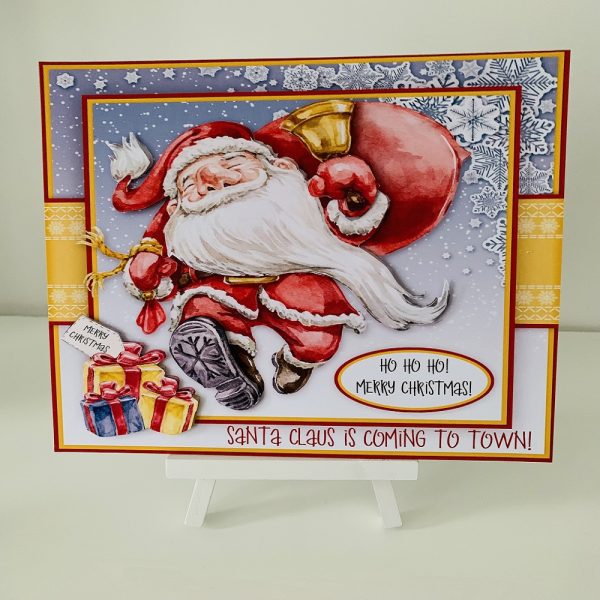 Santa christmas card