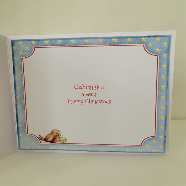 Handmade 3D Decoupage Santa Christmas Card - Image 2