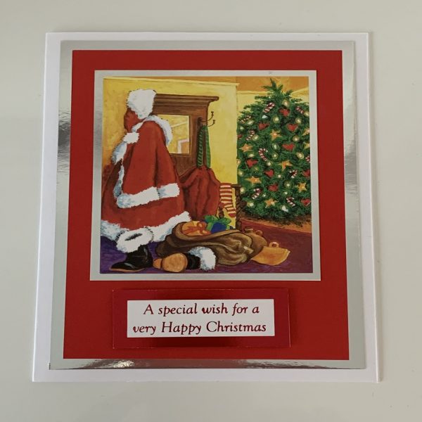 Handmade Set of 4 Christmas Greeting Cards - Image 2