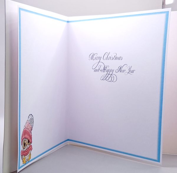 Cute owl Christmas card - Image 4