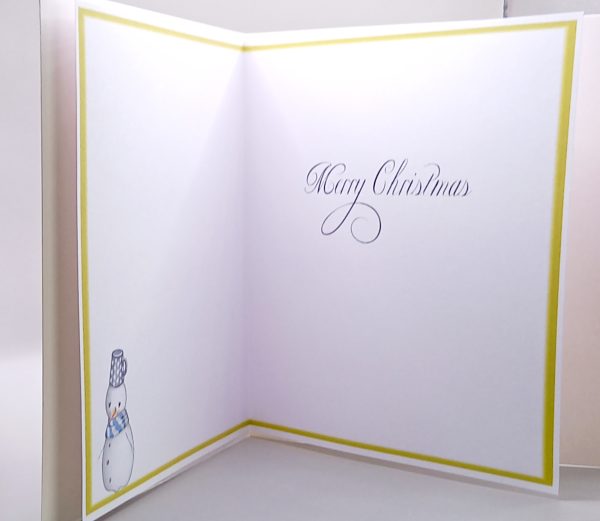 Cute reindeer and snowman card - Image 4