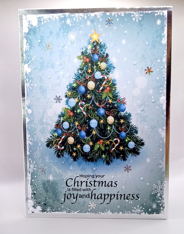 Beautiful Christmas tree Christmas card