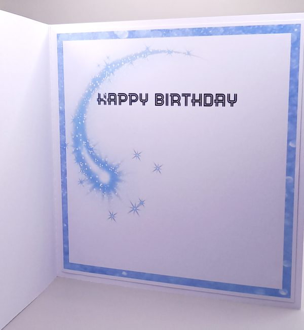 A fun spaceman birthday card - Image 4