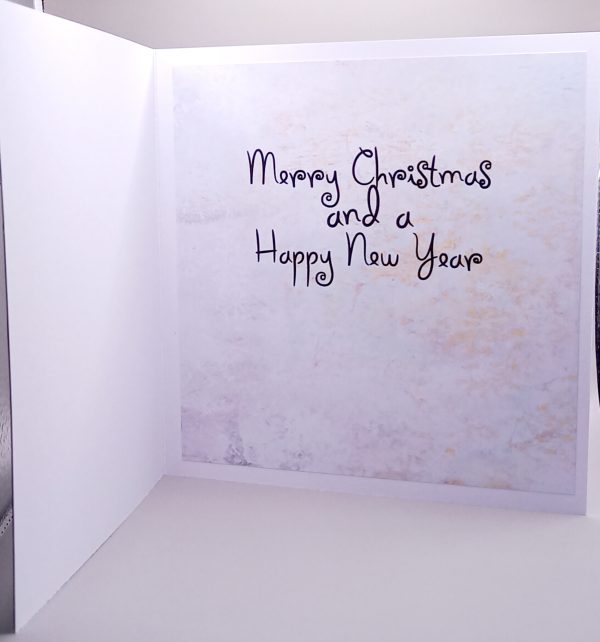 Winter scene, 3D Christmas card - Image 4