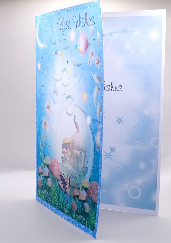 A pretty magical Best Wishes card - Image 2