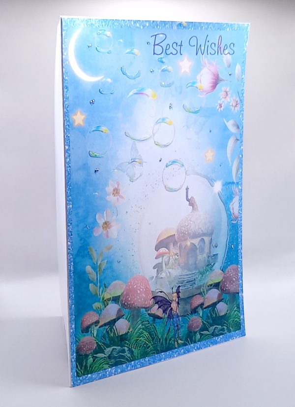 A pretty magical Best Wishes card - Image 3
