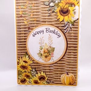 Autumnal birthday card