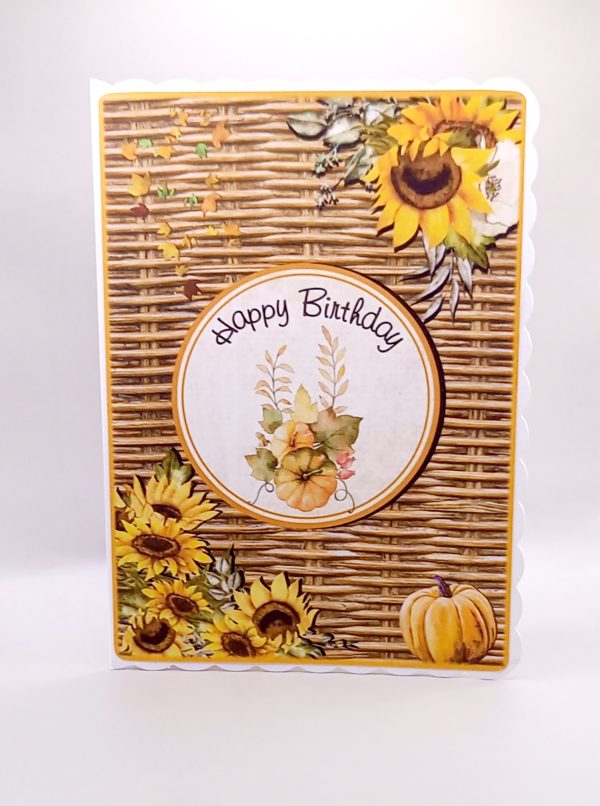 Autumnal birthday card
