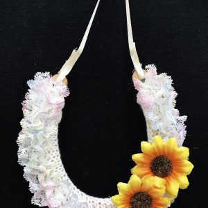 Knitted lace horse shoe number 3 in collection