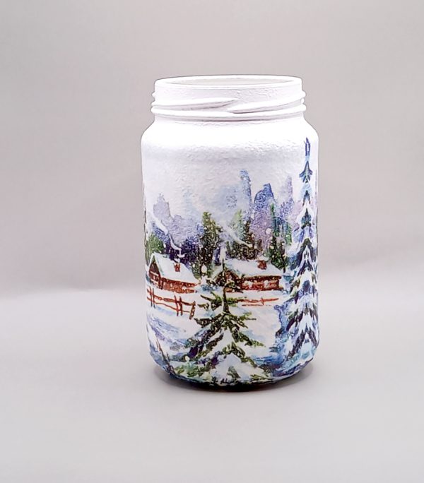 A hand decorated jar - Image 4