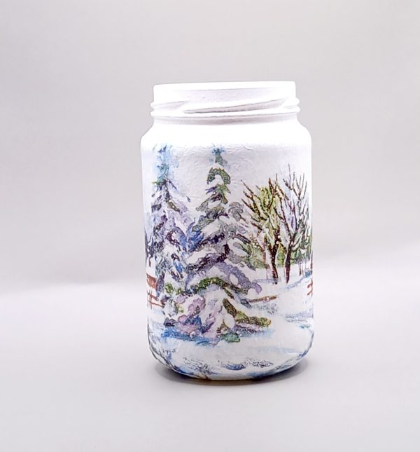 A hand decorated jar - Image 3