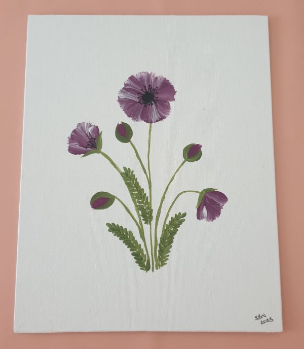 Poppy canvas - Image 4