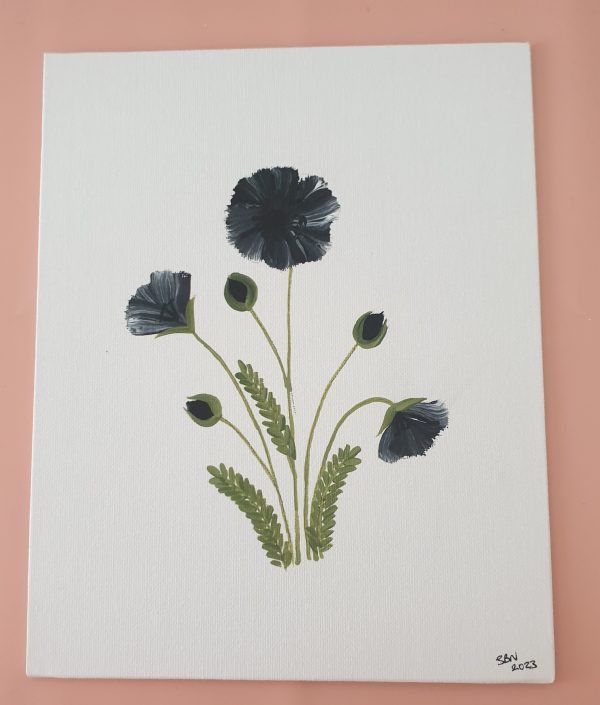 Poppy canvas - Image 3