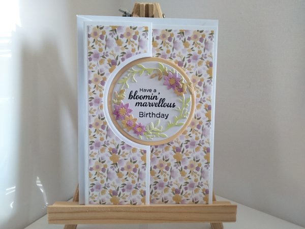 Bloomin' Marvellous Birthday Card (flip)