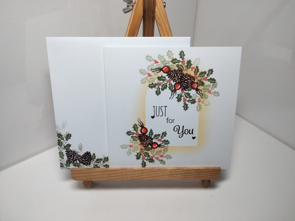 Christmas Card (cones & berries)