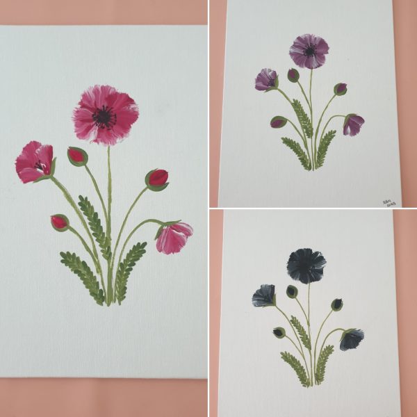 Poppy canvas
