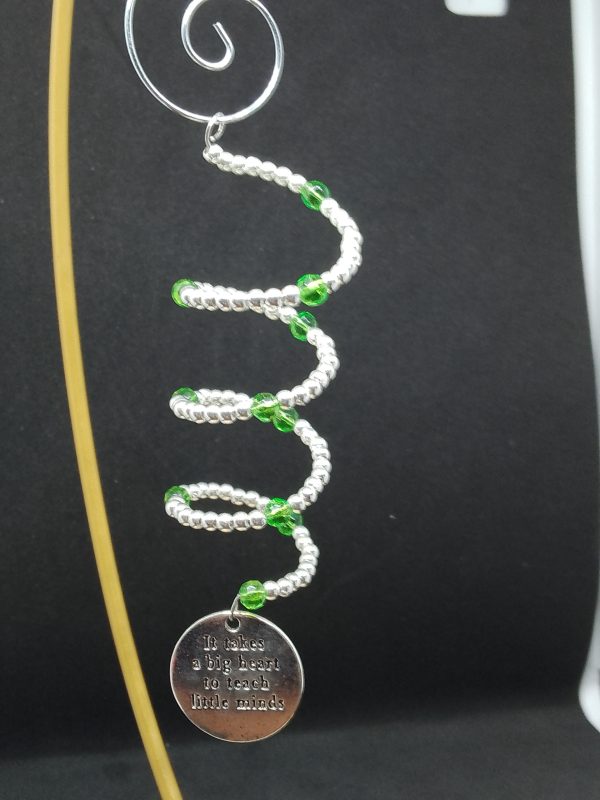 Green Teachers Hanging Ornament