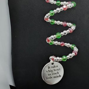 Red & Green Teachers Hanging Ornament