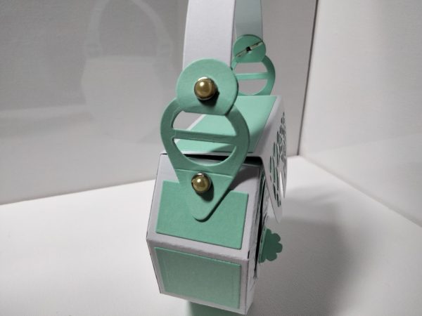 Handbag Gift Bag (white & green) - Image 8