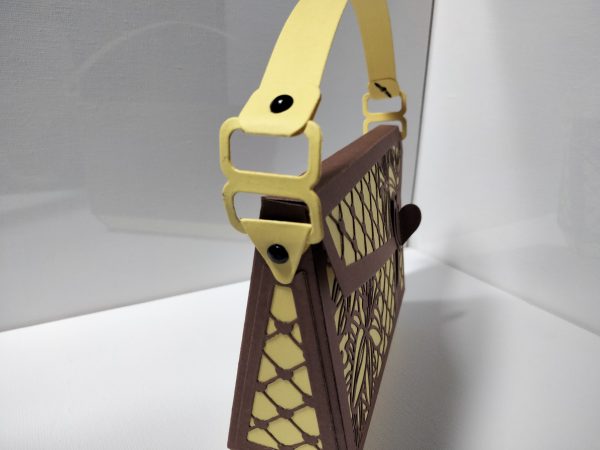 Handbag Gift Bag (yellow & brown) - Image 7