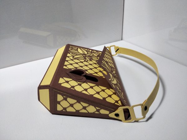 Handbag Gift Bag (yellow & brown) - Image 4
