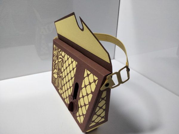 Handbag Gift Bag (yellow & brown) - Image 5