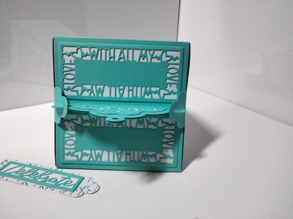 Gift Box (turquoise & white) - Image 3