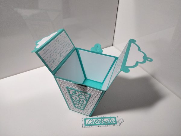 Gift Box (turquoise & white) - Image 5