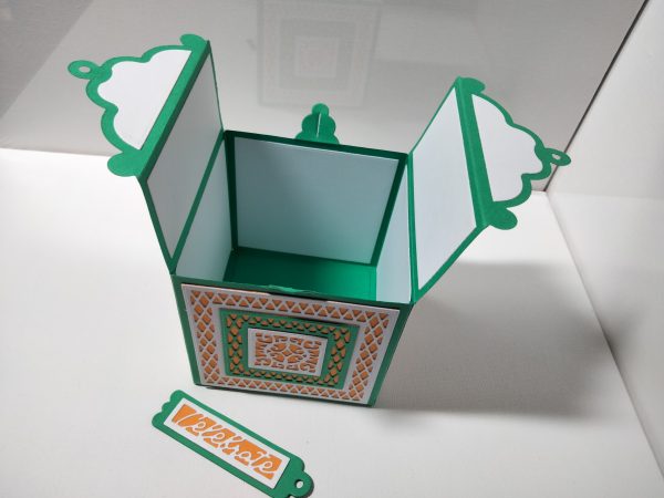 Gift Box (green & orange) - Image 6