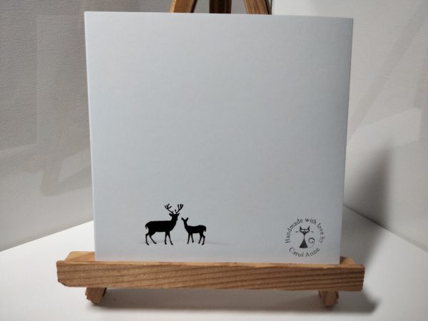 Wreath Scene Christmas Card (let it snow) - Image 3