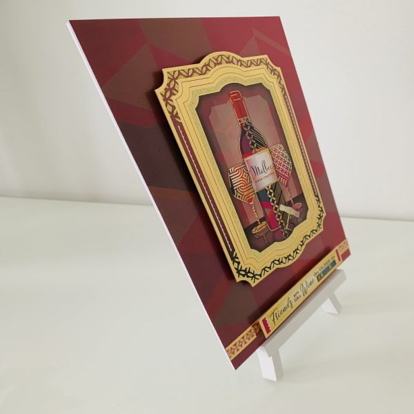 Handmade "Friends are like wine the older the better" Birthday Greeting Card - Image 2