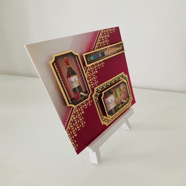 Handmade "Cheers to Retirement" Greeting Card - Image 2