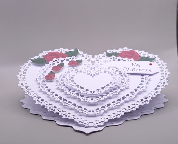 A very pretty handmade Valentines card - Image 3