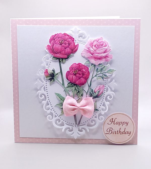 Pretty floral birthday card