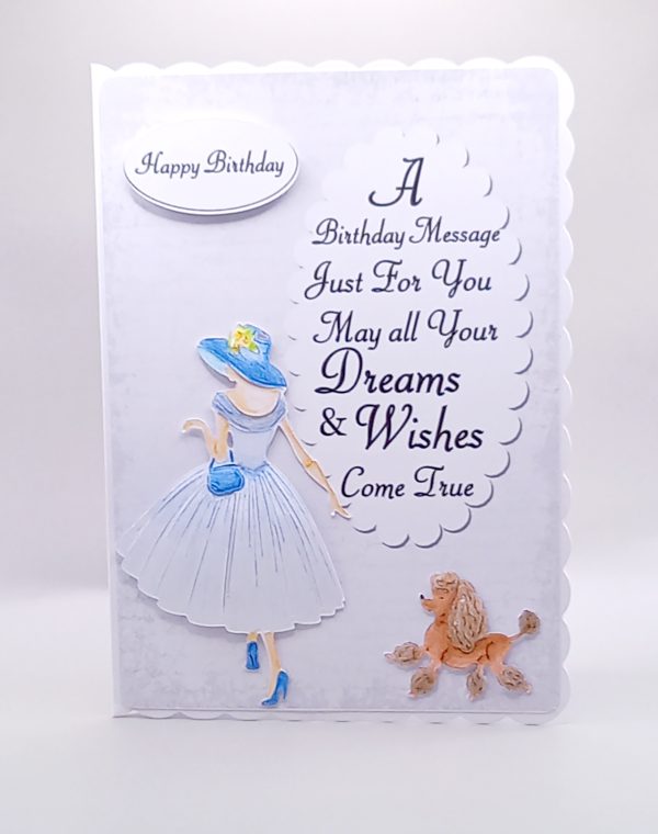 Elegant 3D birthday card