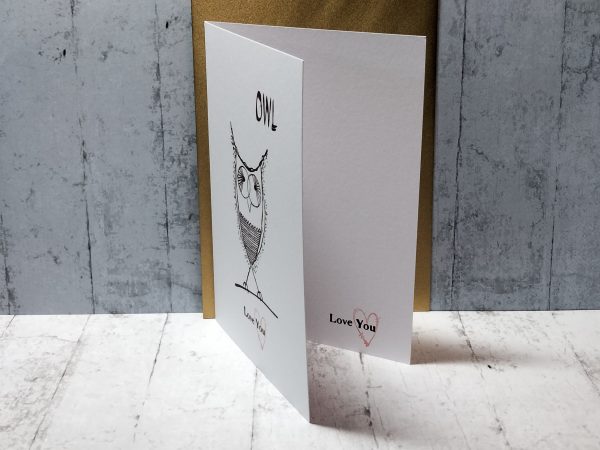 Owl - Love You Card - Image 4