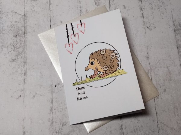 Hedgehog - Hogs and Kisses Card - Image 2