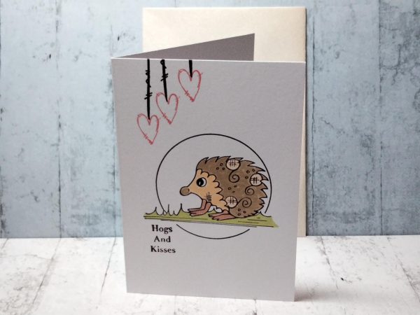 Hedgehog - Hogs and Kisses Card