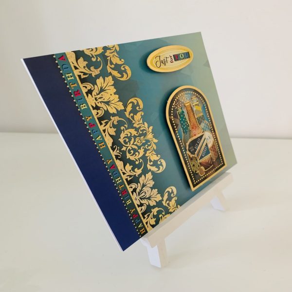 Handmade "Just For You" Fathers Day or Birthday Greeting Card - Image 2