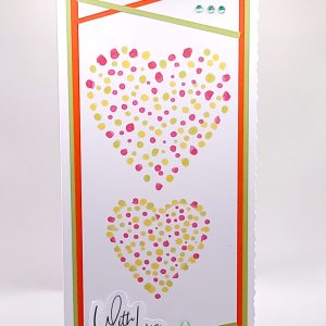 DL hand decorated card