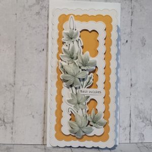 Best Wishes Card (d.l floral)