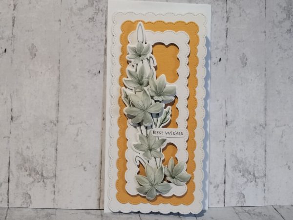 Best Wishes Card (d.l floral)
